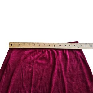 Weekenders womens Sz M red acetate spandex long skirt